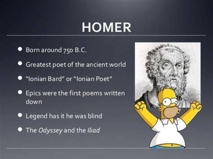 Ancient epic written by Homer