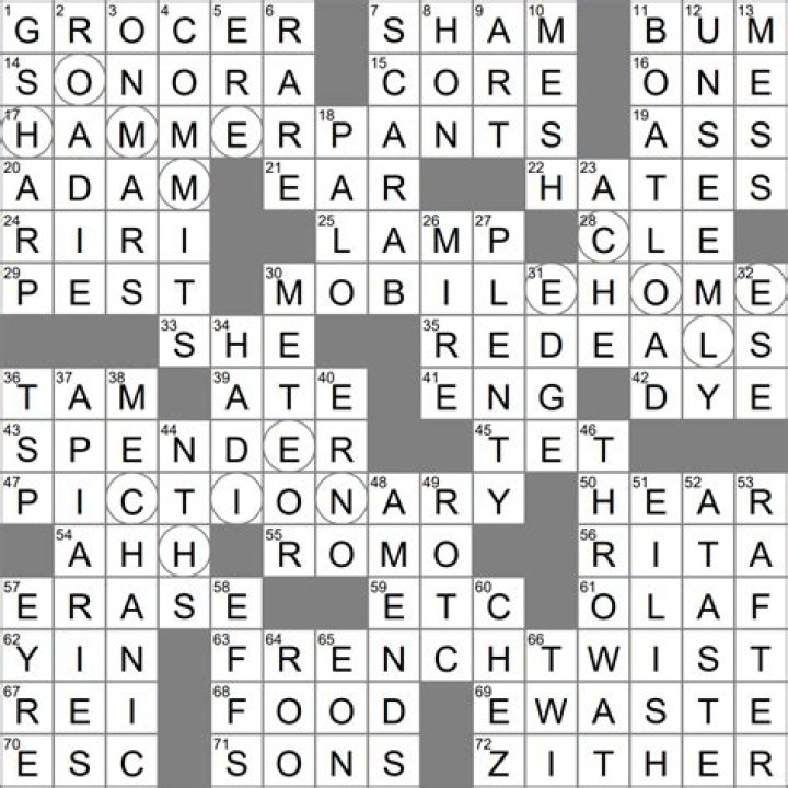 Answer for Store with a Swedish food market Crossword Clue LA Times