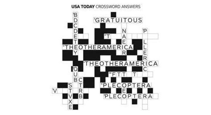 Answers for USA Today Tofu Crossword Clue - News