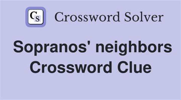 Any of 112 for ”The Sopranos” Crossword Clue Newsday