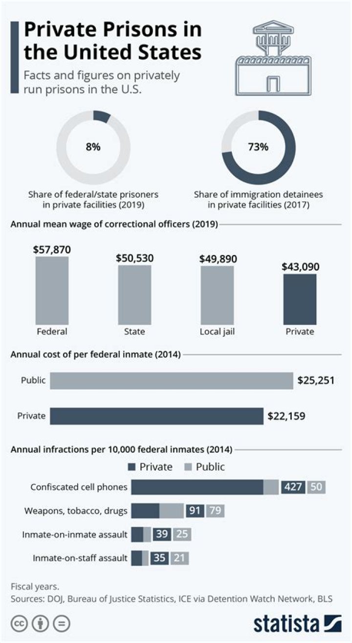 Are all prisons in the US for profit?
