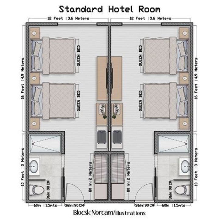 Are hotel windows see through?