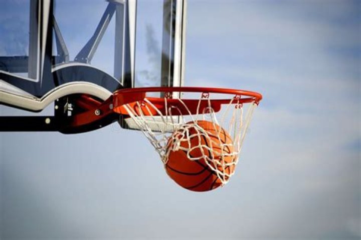 Basketball shot made near the basket