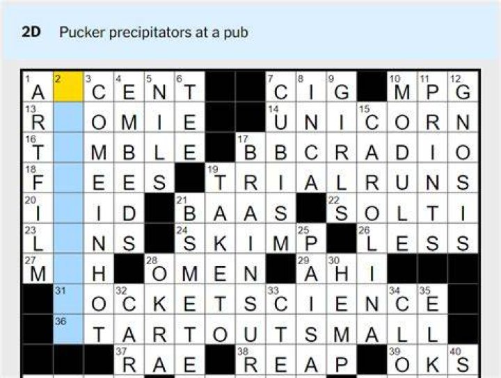Big beer buy NYT Crossword Clue - News