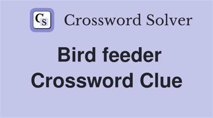 Bird feeder cake Crossword Clue LA Times Answer - News