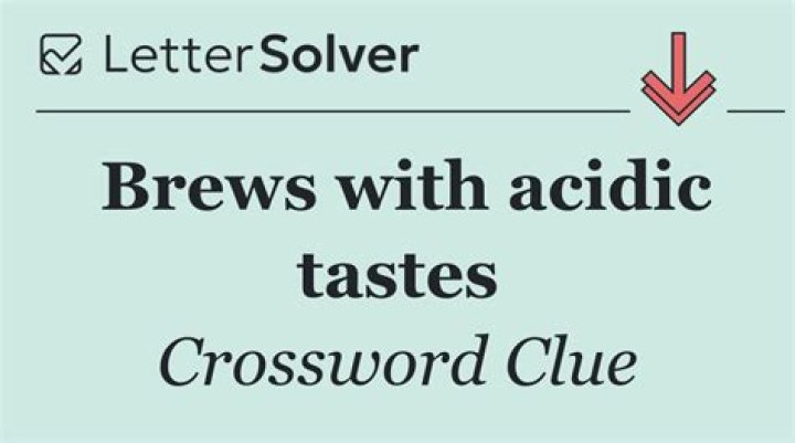Blonde brews Crossword Clue LA Times Answer
