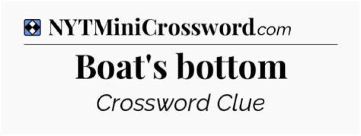Bottom NYT Crossword Clue and Answers, Bottom NYT - News