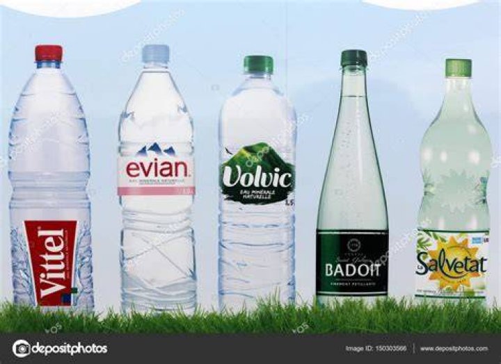 Brand of mineral water from France
