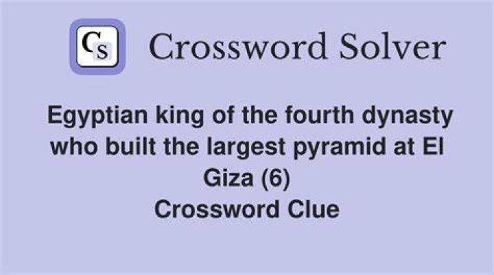 Building material for the Great Pyramid of Giza Universal Crossword Clue