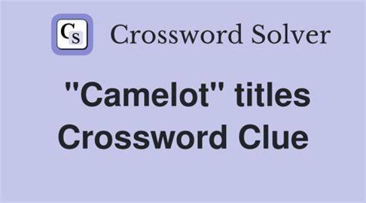 Camelot lady Crossword Clue 