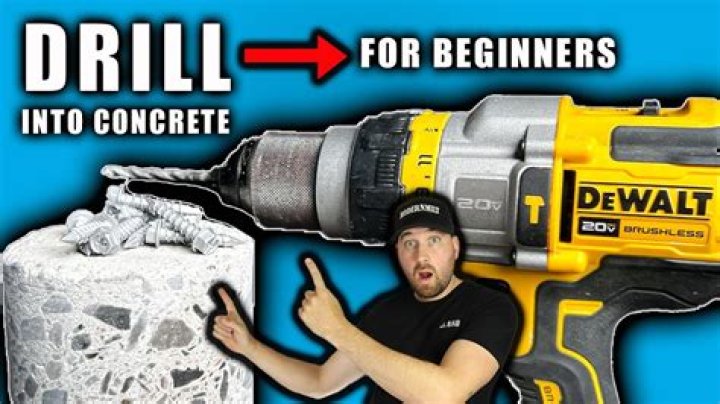 Can I drill a hole in concrete without a hammer drill?