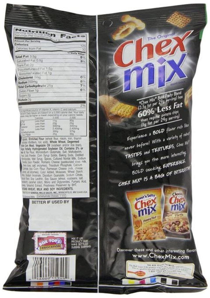Chex ___ (blend of snack ingredients)