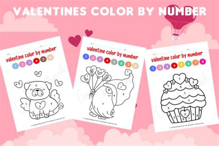 Color of many valentines
