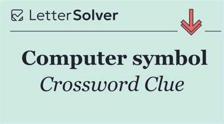 Computer symbol Crossword Clue