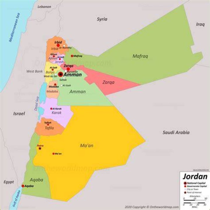 Country north of Jordan