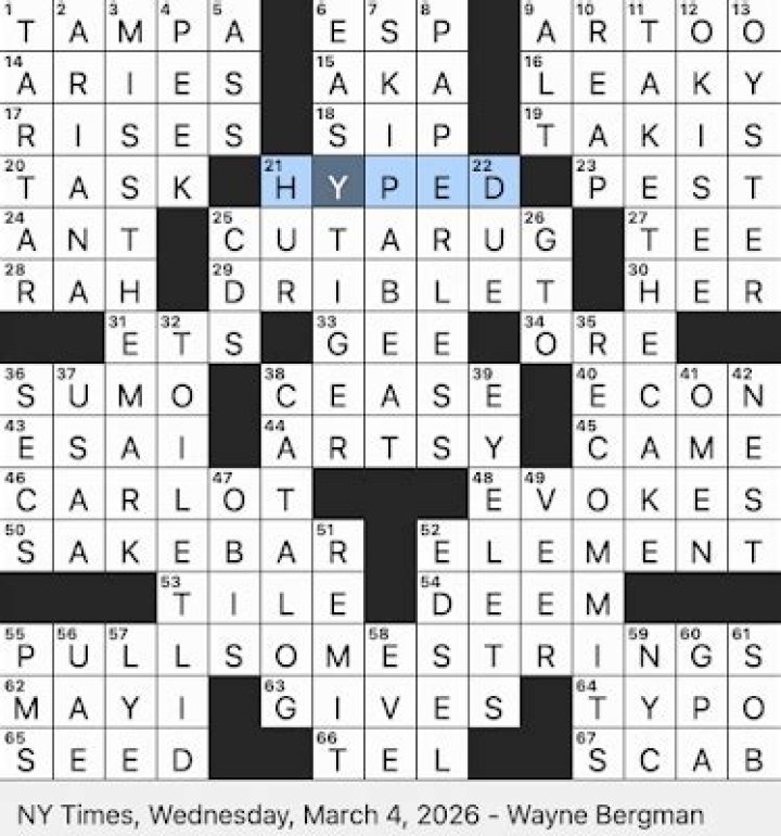 Cousins of daisies NYT Crossword Clue - News
