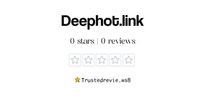 A screenshot of the Deephot.link website, showcasing its sleek and modern design