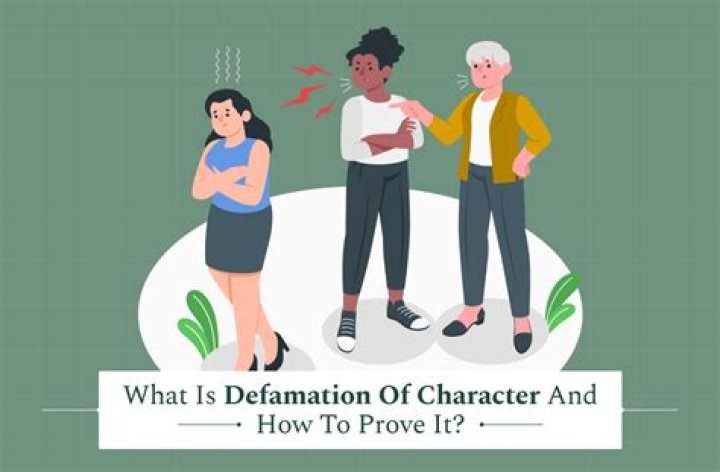 Do police deal with defamation of character?