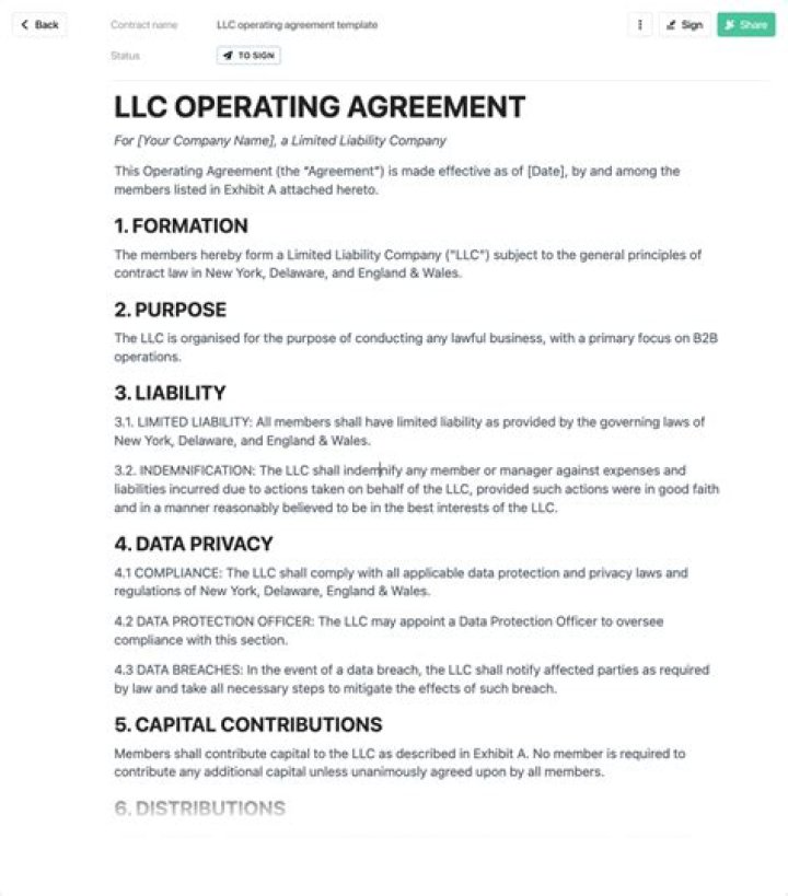 Does a sole proprietor need an operating agreement?