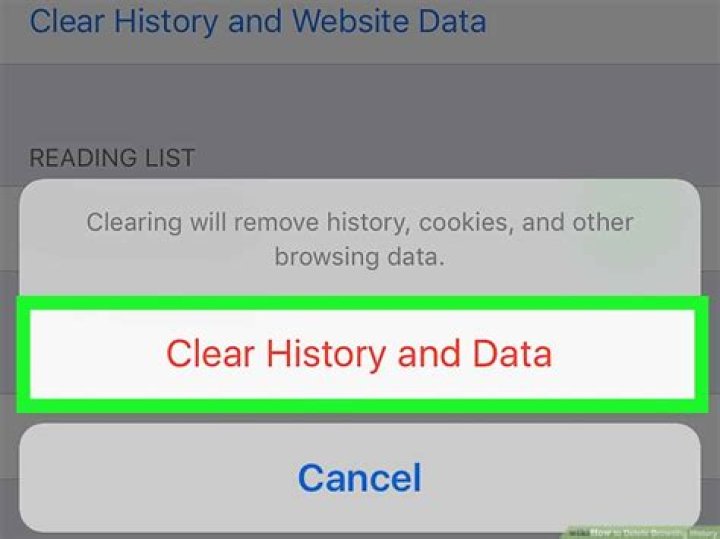 Does deleting history delete cookies?