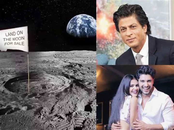 Does Shahrukh Khan have land on moon?
