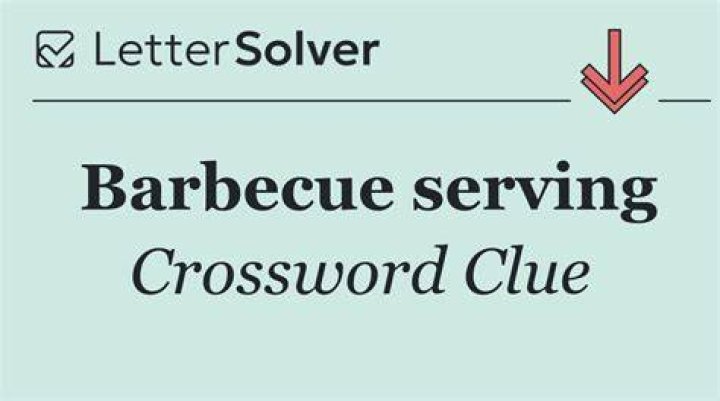 Eugene Sheffer Barbecue serving Crossword Clue