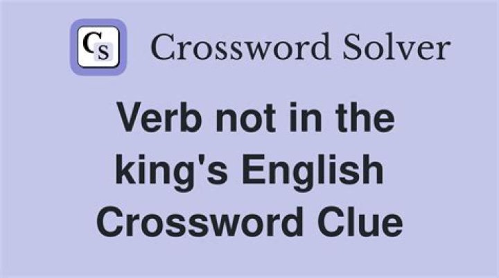 Eugene Sheffer British verb ending Crossword Clue with 3 letters Answer - News