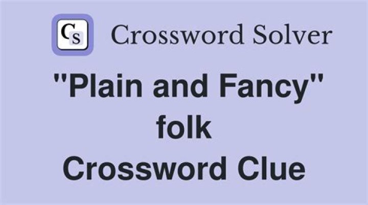 Fancy Crossword Clue USA Today