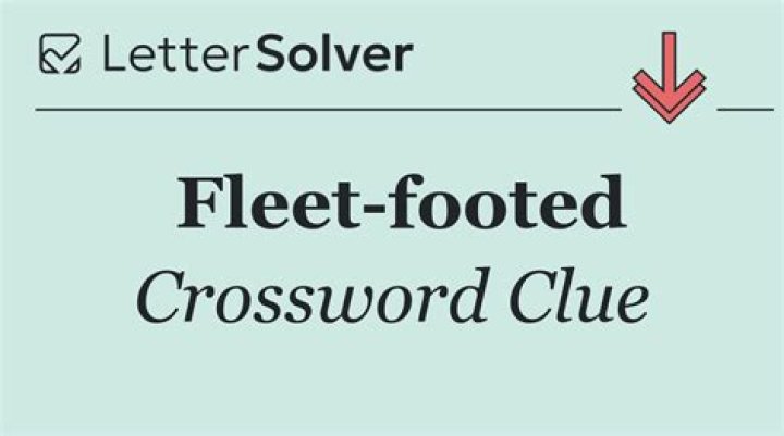 Fleet-footed (“A Maypole”) NYT Crossword Clue