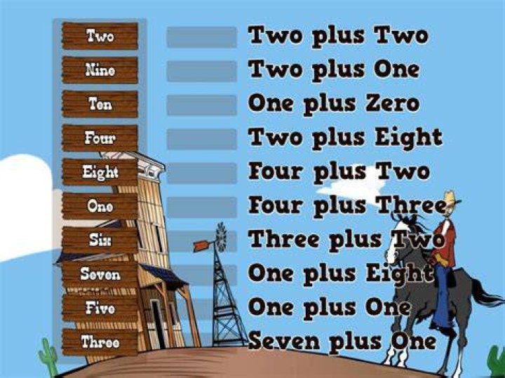 Four plus three plus two plus one
