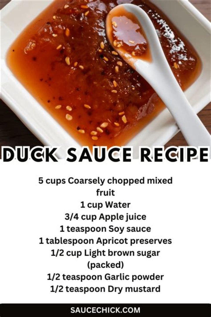 Fruit used to make duck sauce