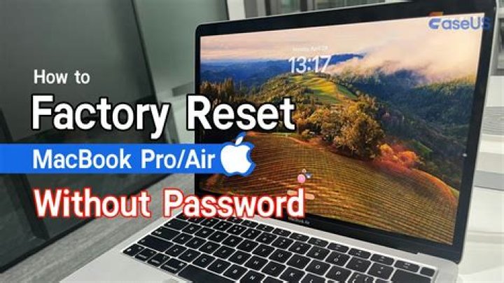 How do I factory reset my MacBook Pro 2010 without the disk?