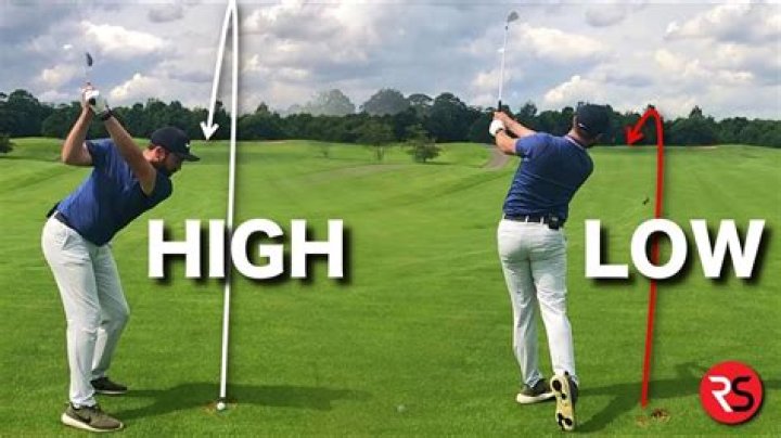 How do pro golfers hit the ball so high?