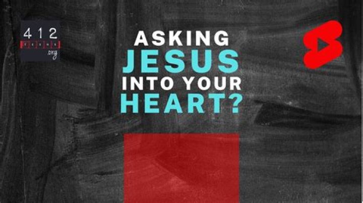 How do you accept Jesus into your heart?