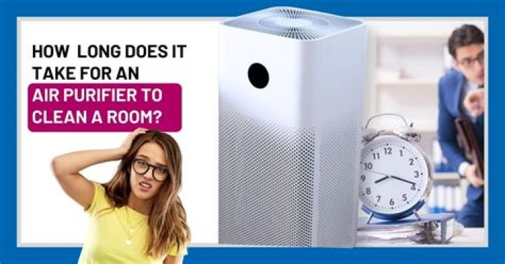 How long does it take an air purifier to clean a room?