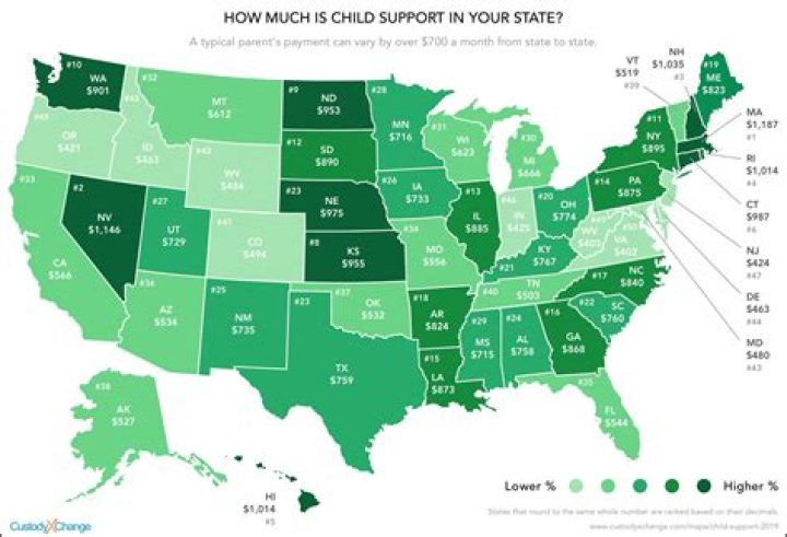 How much can child support take from your check in California?