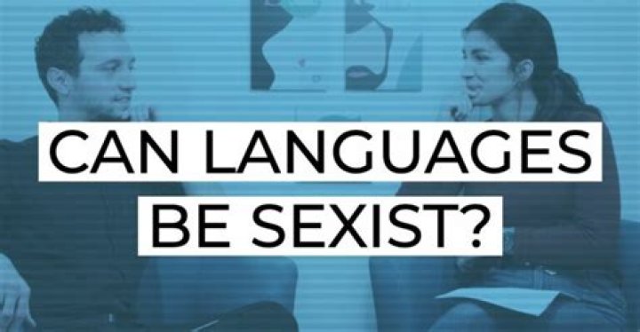 Is Spanish a sexist language?
