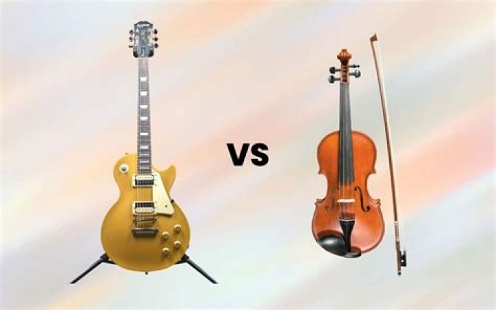 Is violin harder than guitar?