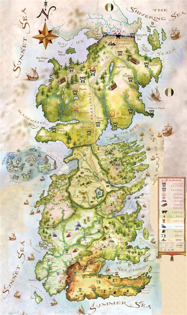 Is Westeros a real place?