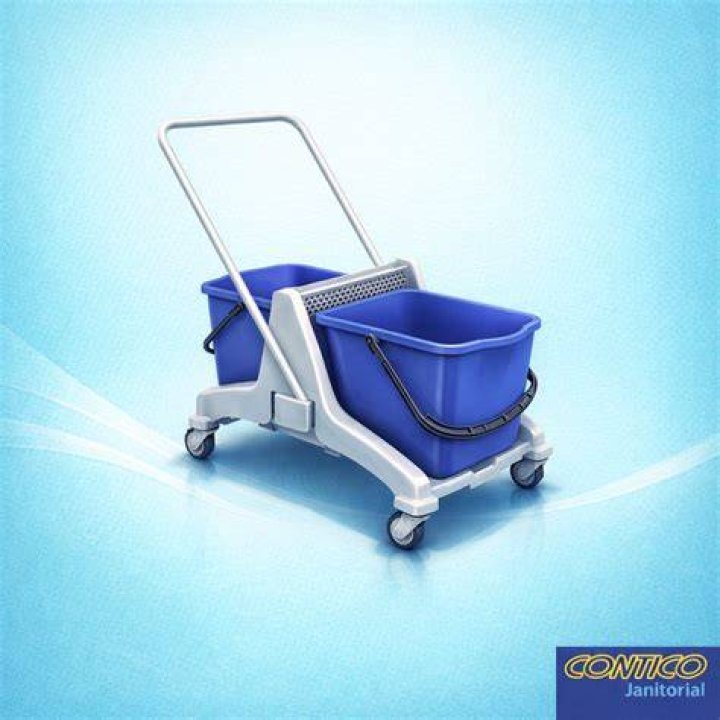 Janitorial tool that goes with a bucket