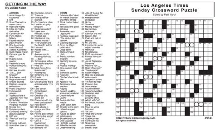 LA Times Good Lord! Crossword Clue - News