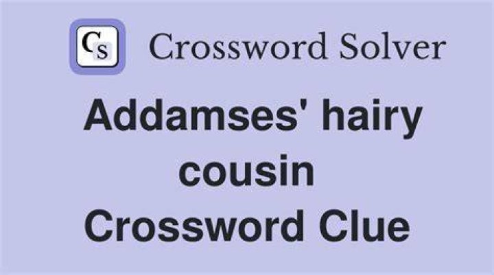 LA Times Hirsute cousin Crossword Clue Answers with 3 letters