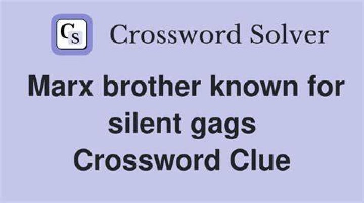 LA Times Silent Marx brother 5 letters Crossword Clue