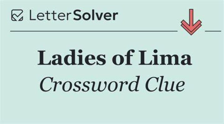 Lengua de Lima Universal Crossword Clue