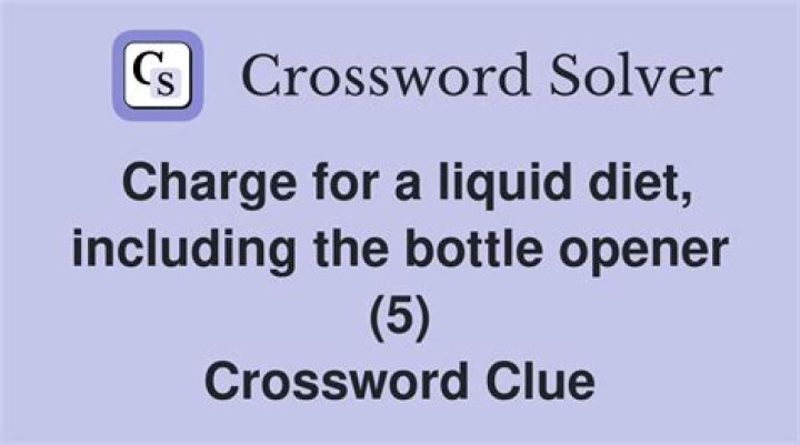 Liquid refreshment Crossword Clue 5 letters Answer