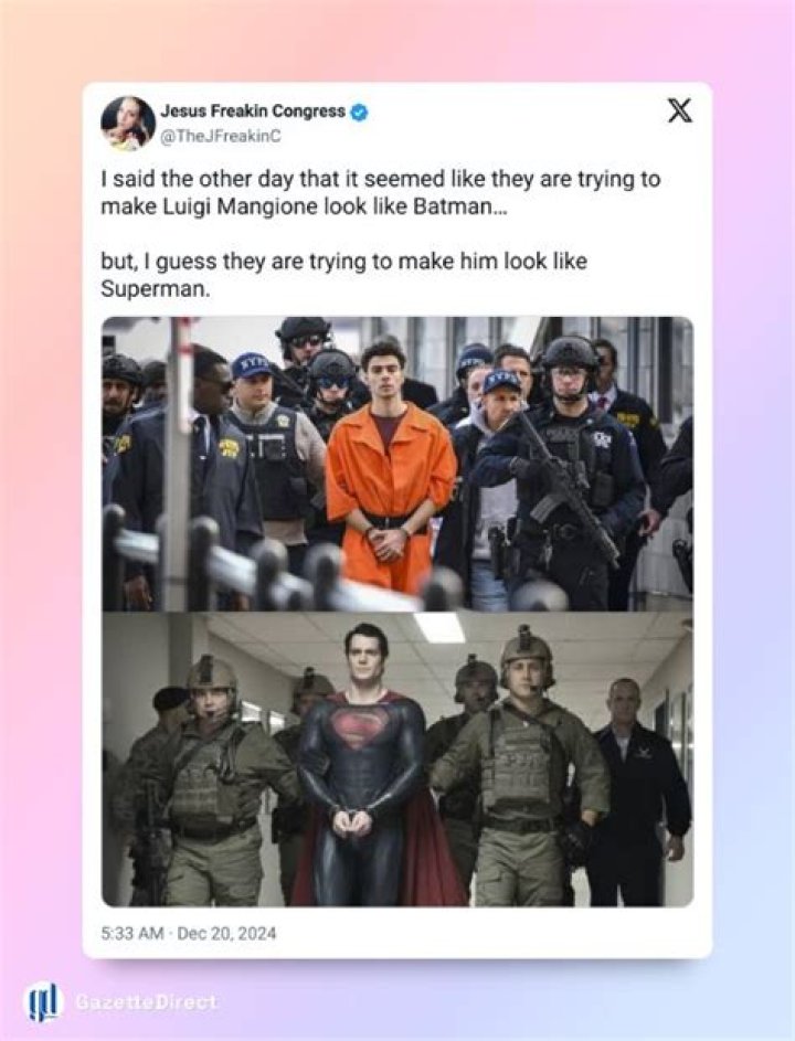 Luigi Mangione Superman: The Extraordinary Journey of a Real-Life Hero