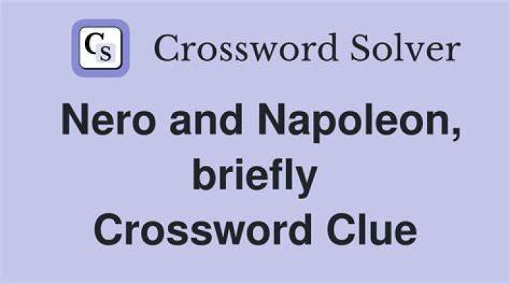 Napoleon, for instance Crossword Clue Newsday 6 letters Answer - News