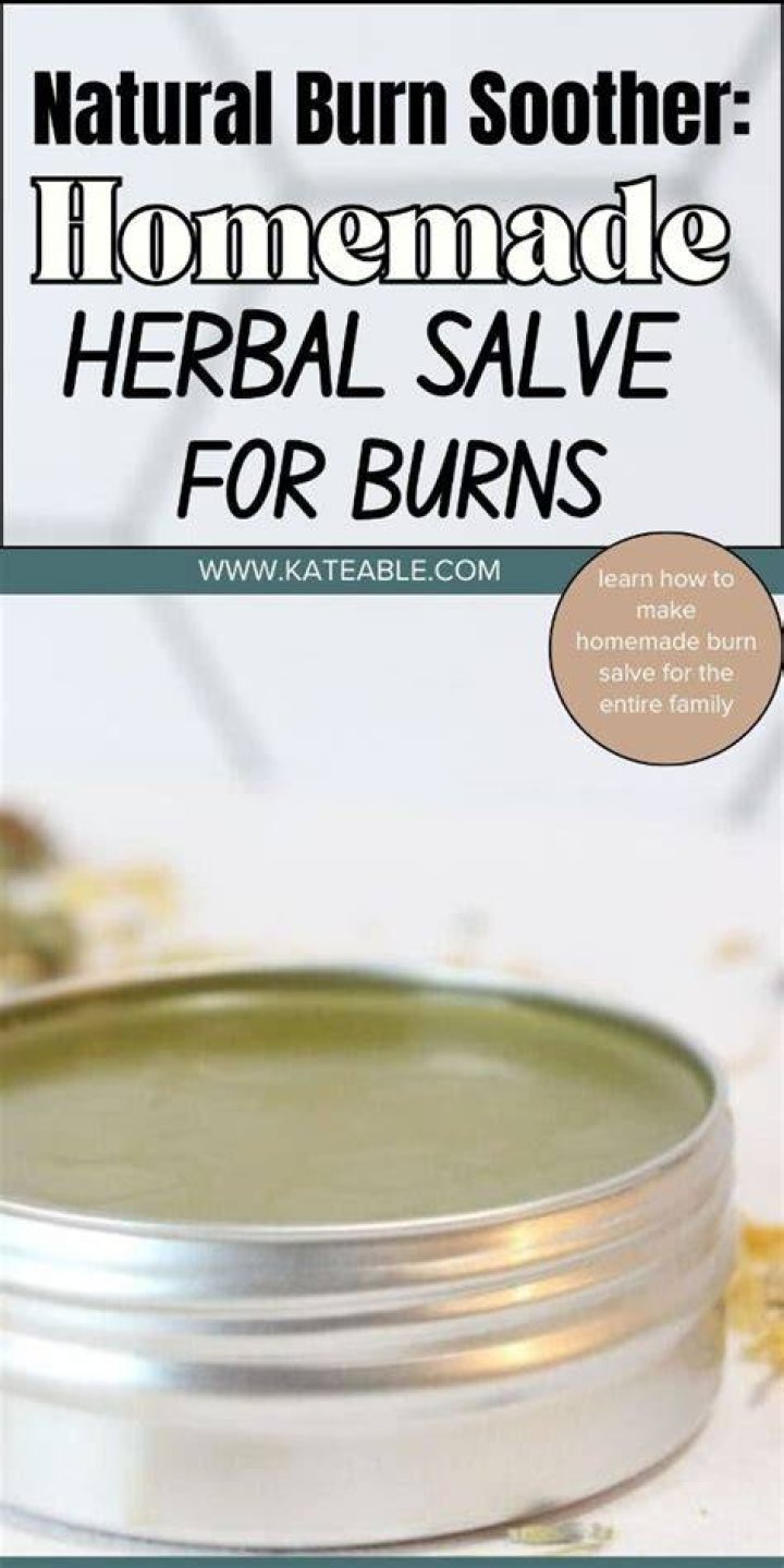 Natural soother of burns
