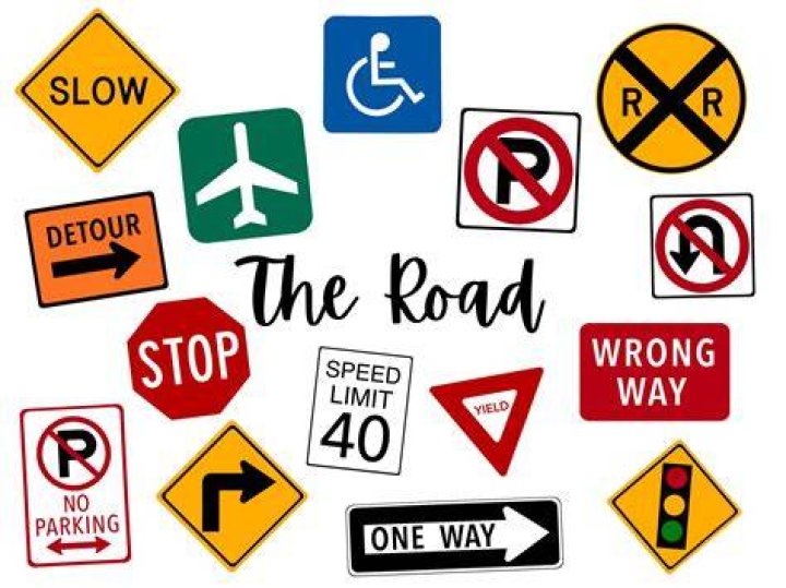 NO ___ TRAFFIC (street sign)