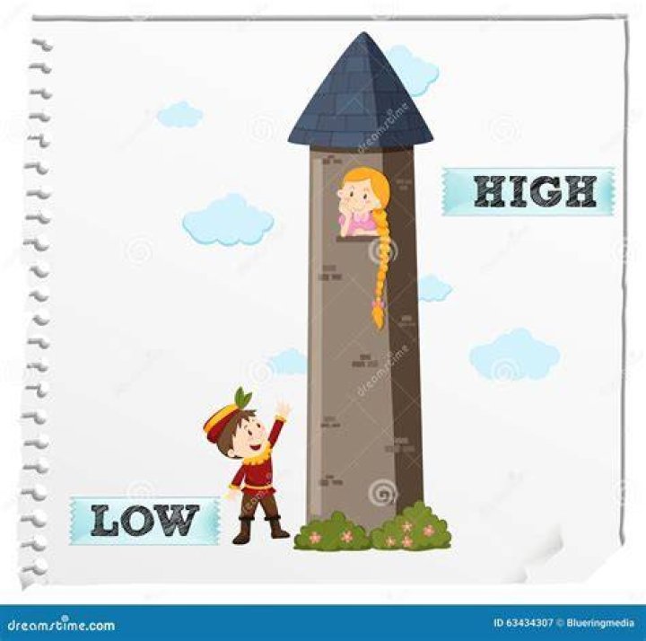 Opposite of high